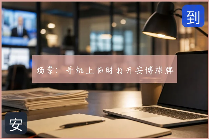 场景：手机上临时打开安博棋牌